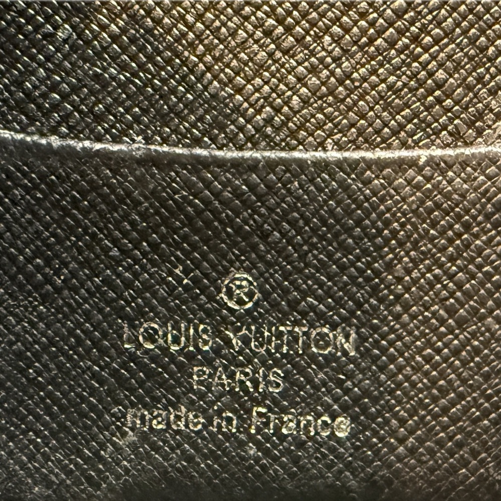 Small Black Wallet Styled as Supreme X Louis Vuitton